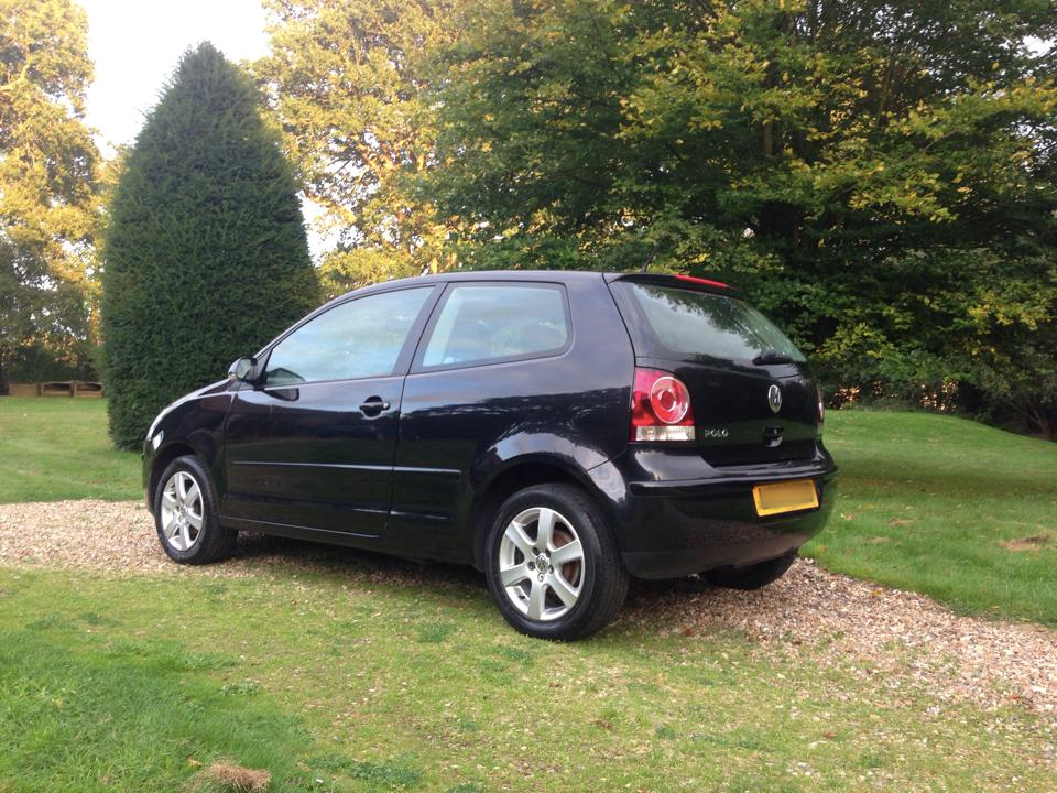 2008 Volkswagen Polo 1.2 Match 60 3dr in Black with 39K
