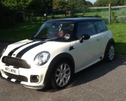 Gabrielle is taking this MINI to Welsh Wales to live with her….   2010 / 60 MINI COOPER 1.6 with Full John Cooper Works Bodykit & Full LOUNGE Leather Sports Seats