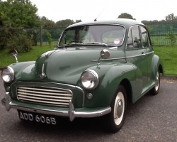 “”HETTIE”” a much loved 1964 Morris MINOR has gone to live in Brighton – She has her own stable to keep her dry and warm!