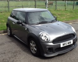 Looks like Henry has he beady eyes on this 2009 MINI ONE GRAPHITE with JOHN COOPER WORKS BODYKIT