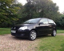 2008 Volkswagen Polo 1.2 Match 60 3dr in Black with 39K miles  CALL KIRSTY ON 07545 333943