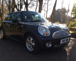 Sold to Sarah…..  Good choice Sarah’s dad !!  2008 MINI One 1.4 AUTO in BLACK with a RARE LEVEL OF SPEC FOR A ONE – FULL LEATHER SEATS PANORAMIC GLASS SUNROOF & Just 30K miles