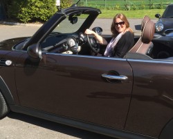 Helen has taken this one home with her & its now called Marmite –  2011 Hot Chocolate MINI Cooper Convertible with shed loads of extras