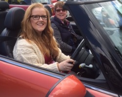 Hannah is going to take this MINI to Somerset to live…. we’ve been calling her Marmalade…  2006 MINI Cooper Convertible in Orange with Full Leather Heated Seats