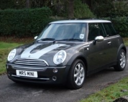 Mr Ashton is taking delivery of this 2005 / 55 MINI Park Lane Special Edition in Royal Grey