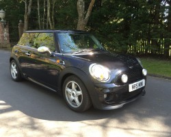 Kelly has chosen this 2007 /57 MINI Cooper In Black with John Cooper Works Aerobat & Lounge Leather