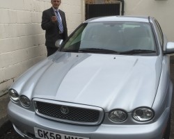 Jean asked her partner Dave to collect her 2008 / 58 Jaguar X-Type 2.0 D S 4dr