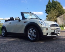 Too Late – Sue had her eye on this one and has decided its the MINI for her – 2006 MINI Cooper Convertible in Pepper White – Great Value