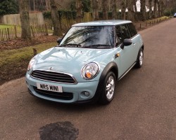 Good Choice Abi & Great Name – Whinny the MINI !!  – 2011 / 61 MINI One Avenue in Ice Blue with Air Con Alloys & 19K miles