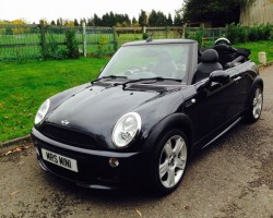 Sean chose this 2007 / 57 MINI One Convertible with John Cooper Works Bodykit in Black