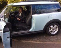 Lucy & Paul have chosen this 2011 / 61 MINI One Clubman in Ice Blue with Pepper & Visibility Packs + Bluetooth & Roof Rails