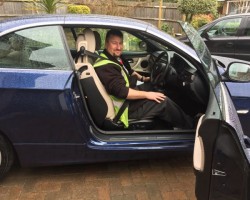 2010 BMW 3 Series  2.0 320i SE 2door Convertible in Deep Sea Blue with Oyster Leather Sports Seats