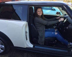 Before we even had time to take pictures Kim decided to have this 2010 MINI Cooper In Pepper White with HUGE SPEC Bluetooth, Cruise, Nav, & so much more