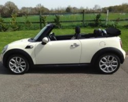 2010 / 60 MINI One Convertible in Pepper White with Pepper Pack.
