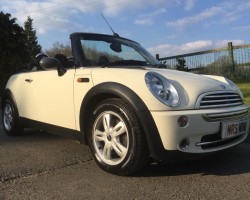 Alison has chosen this 2008 MINI One Convertible in Pepper White with Pepper Pack – VALUE