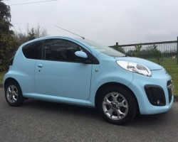 Emily’s Going to past her test in this. 2013 Citroen C1 1.0 VTR+ 3 Door In Baby Blue