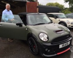 Adryan didn’t want to miss out on this 2011 / 61 John Cooper Works MINI Convertible – Wave if he passes you on the motorway between Devon & London