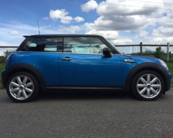 Josh is having this 2009 / 59 MINI Cooper S Chili Pack in Lazer Blue with Low Miles