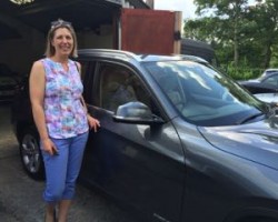 Sarah has decided to treat herself to this 2014 BMW X12.0 18d SE x Drive 5 Door SUV In Mineral Grey with HUGE SPEC