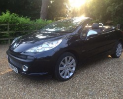 Amy has chosen this 2008 Peugeot 207 1.6 16v “”ELLE”” Convertible In Black with Baby Pink Quilted Leather Seats