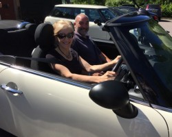 Tim & Elaine started their married life by buying this 2010 / 60 MINI One Convertible with just 22K miles