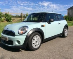 2013 MINI One in Ice Blue with Salt Pack & Bluetooth