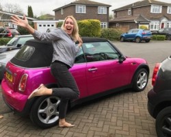 We agree Nicola – your husband won’t be so keen to borrow this 2006 MINI One Convertible !!