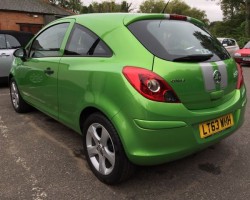 Gone to live with Adrian in Gloucester, 2013 Vauxall Corsa 1.0i Sting Ecoflex in a Colour Called Grasshopper Green – We LOVE this colour…. Low miles too 25000