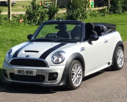 Anne has chosen this 2012 MINI Cooper S Convertible in White Silver with 17K miles