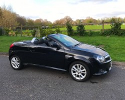 2005 Vauxhall Tigra Sport Twinsport Black With Leather Seats