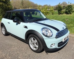 Mark & Karen have chosen this 2011 MINI Cooper 1.6 Ice Blue Pepper Pack With Heated Seats & Bluetooth