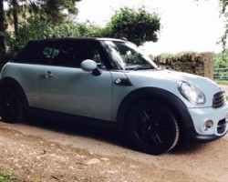 2013/63 MINI Cooper Convertible in Ice Blue with Heated Sports Seats, Chili Pack & More