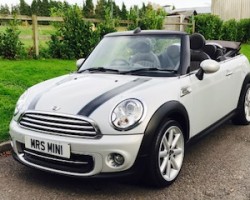 Faye has chosen this 2012 Limited Edition MINI Cooper Convertible Highgate in White Silver with HUGE SPEC