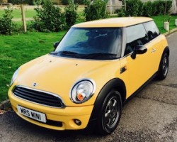 2007 / 57 MINI One in Mellow Yellow with Low Miles & Just Serviced