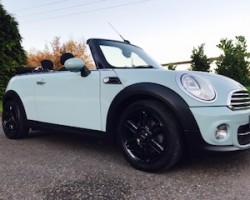 Hollie from Cornwall has chosen this 2013 / 63 MINI Cooper Diesel Convertible in Ice Blue – Just Serviced, BIG SPEC Including B’Tooth, Chili Pack & Multifunction Steering Wheel with Cruise Control too