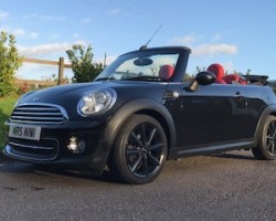 Carol has chosen this 2012 MINI Cooper Convertible AUTOMATIC with Bespoke Red Leather Interior