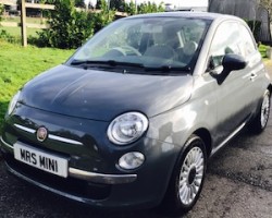 What a wonderful Birthday present – 2012 Fiat 500 Lounge – Rare in Grey with Bluetooth & Just Serviced