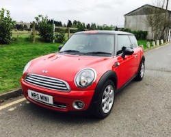 Called Fred the Red, he’s gone to live with & be Cherished by  Adam – 2007 MINI Cooper with Chili Pack & Half Red Leather in Chili Red – Just Serviced