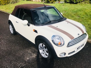 2009 MINI Cooper Convertible with Chocolate Hood & matching Lounge ...
