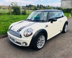 One Lucky lady has this fantastic 21st Pressie coming her way!  2009 / 59 MINI Cooper Chili Pack with Very Low Miles & John Cooper Works Alloy Wheels