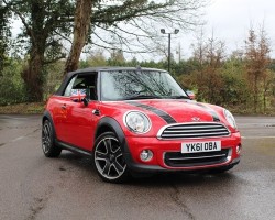 Jasmine has chosen this 2011 / 61 MINI Cooper Convertible with Chili Pack in Chili Red with Low Miles & Full Service History