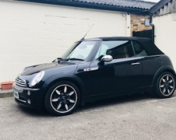 2007 / 57 MINI Cooper Sidewalk Convertible in Astro Black