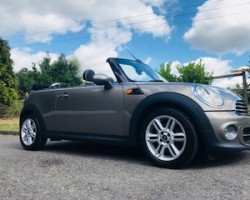 2012 MINI Cooper Convertible in Velvet Silver with Chili Pack & Huge Spec