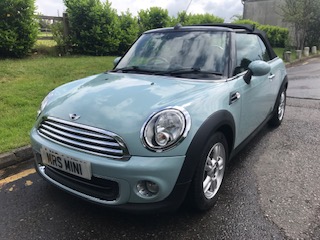 2014/64 MINI One Convertible in Ice Blue - Mrs MINI - Used MINI Cars ...