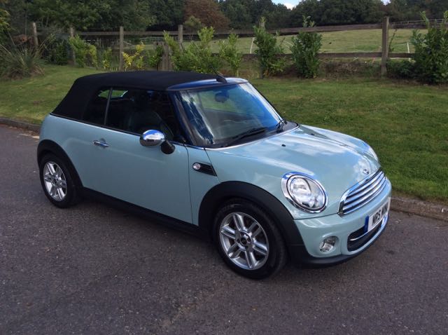 2014/64 MINI One Convertible in Ice Blue - Mrs MINI - Used MINI Cars ...