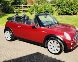 Rosie has chosen this 2008 MINI Cooper Convertible in Nightfire Red – Just Serviced & Look how colour changes in the light