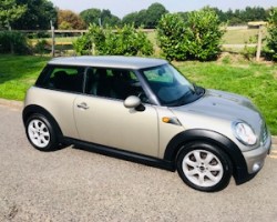 Dez has chosen this 2007 MINI Cooper In Sparkling Silver with Full Punch Leather & Low Miles