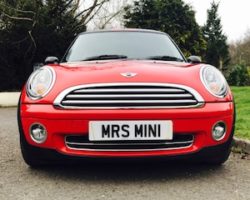 2010 / 60 MINI Cooper Chili Pack in Chili Red with Half Red Leather Sports Seats & Low Miles