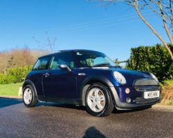 Katie has chosen this 2005 MINI One in Black Eyed Purple with Sunroof & Full Leather Sports Seats & Low Miles for Age 68K