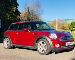 2007 MINI COOPER AUTOMATIC in Nightfire Red with Low MILES & Sat Nav Plus Pepper Pack